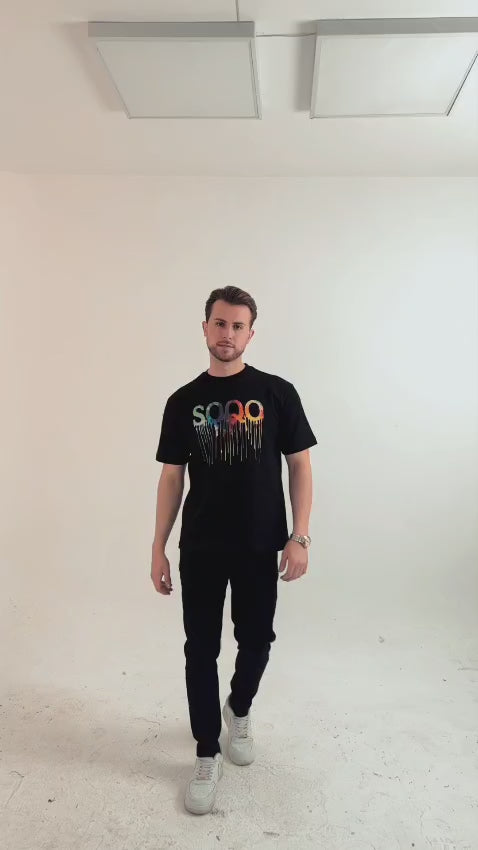 SOQO Drip Tee Shirt - SQ0002