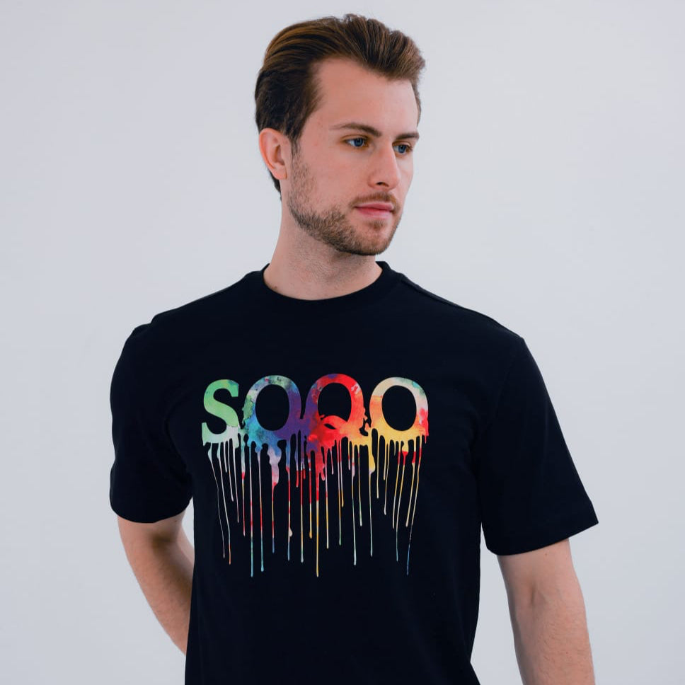 SOQO Drip Tee Shirt  - SQ0002